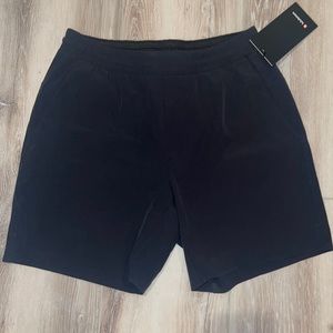 Black Lululemon Men’s 7” Channel Cross Short - comfortable pullon drawcord short